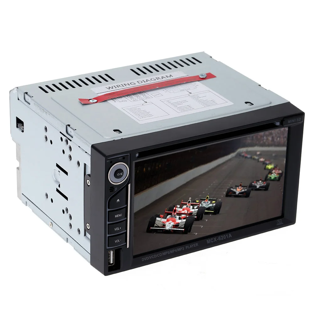 

6.2 Inch Screen 2 Din Car Radio Multimedia Support DVD/MP4, USB/SD, FM, Bluetooth Universal Auto Car Audio