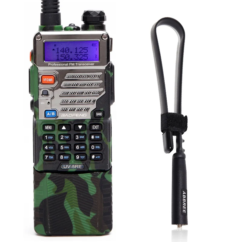 

BAOFENG UV-5RE Walkie Talkie 8W powerful 3800mAh Dual Band 10 km long range cb two way radio Upgrade of UV 5RE+Tactical Antenna