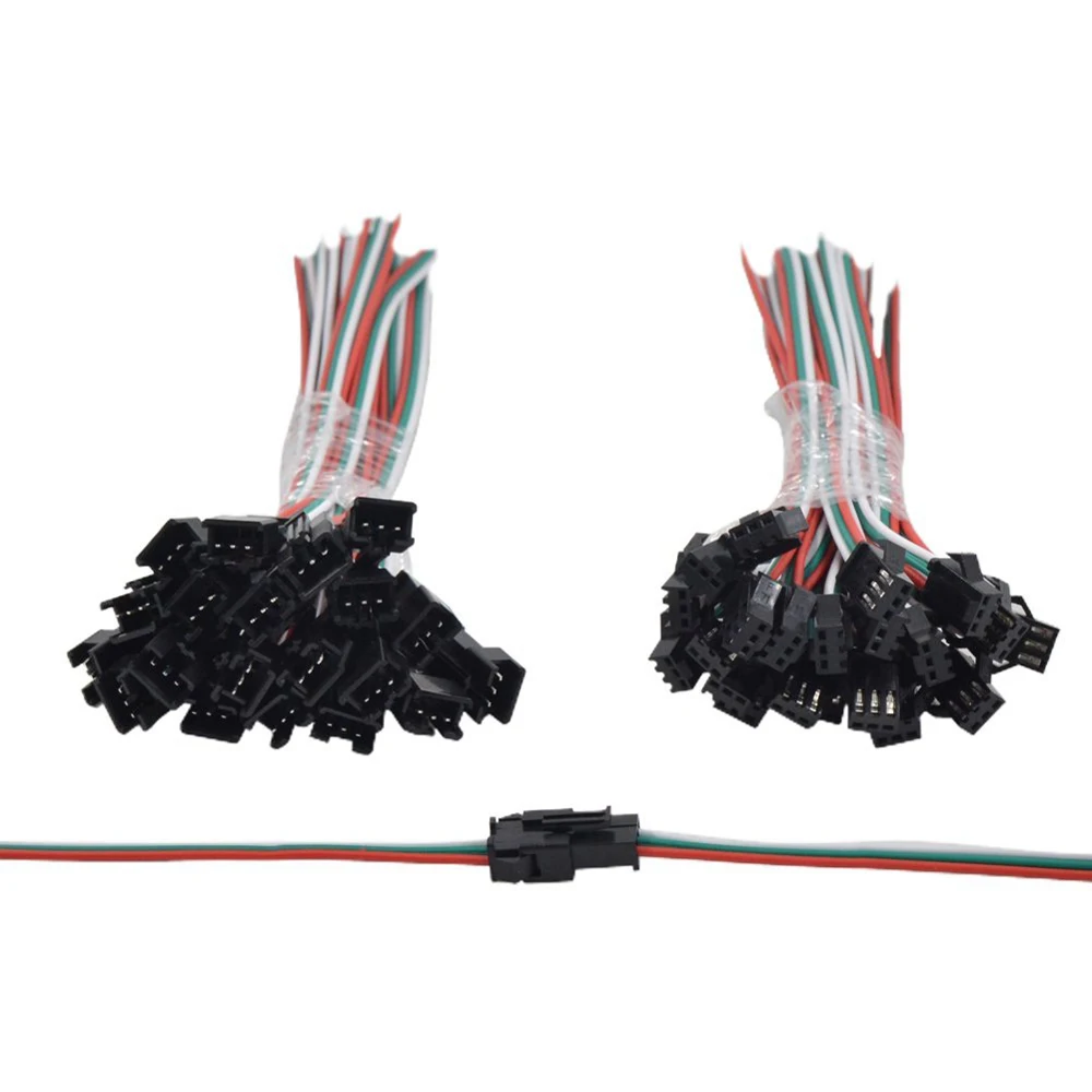 Разъем для светодиодной ленты 2 контактный 3 4 5 WS2812B WS2812 5050 RGB RGBW светодиодная