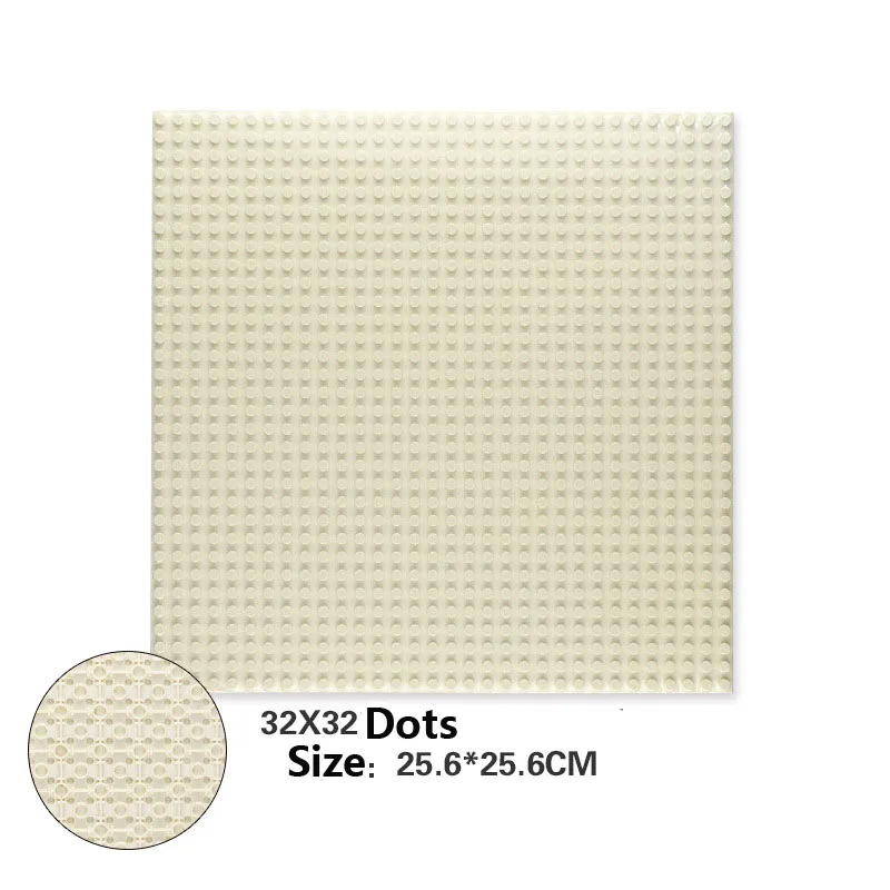 Double-sided Base Plates Plastic Small Bricks Baseplates Compatible classic dimensions Building Blocks Construction Toys 32*32 12
