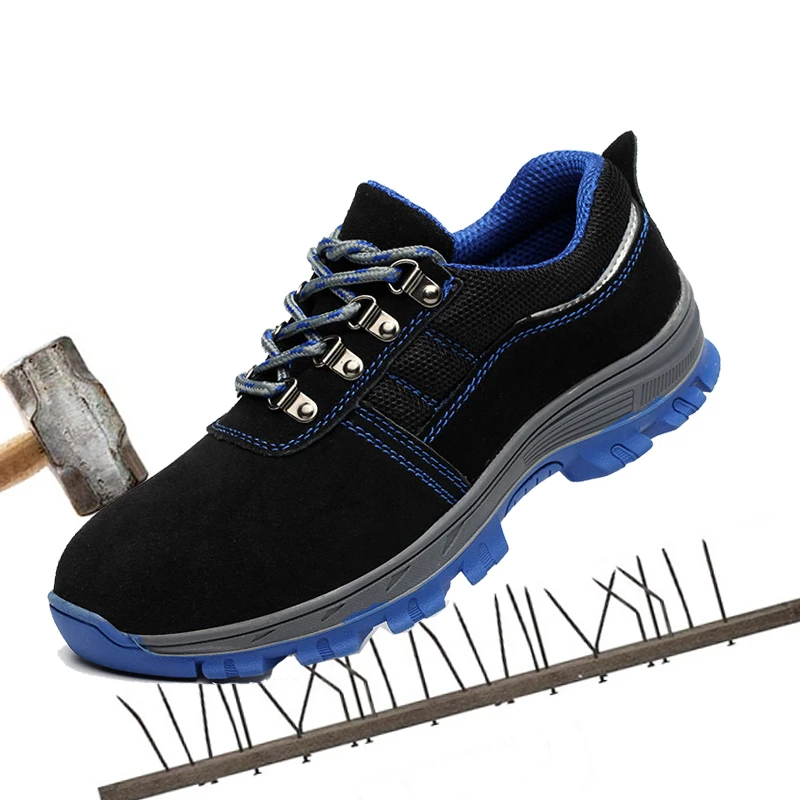

Safety shoes on prevention and puncture-proof wear-resisting rubber soles antiskid shoes work shoes protection