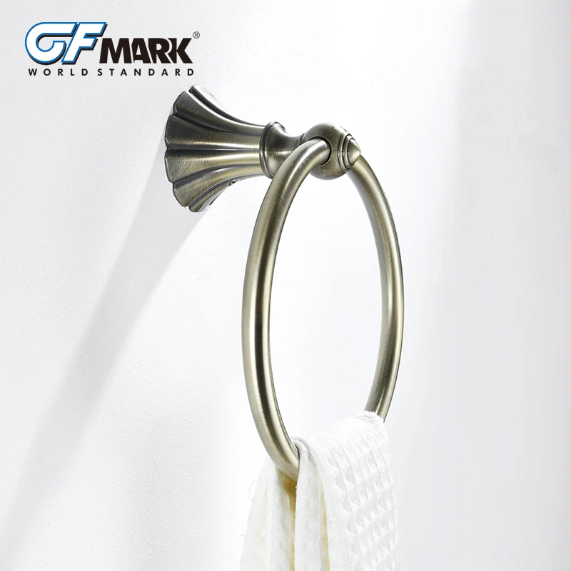 GFmark антикварное кольцо для полотенца Держатель Бронзовый Матовый Европейский