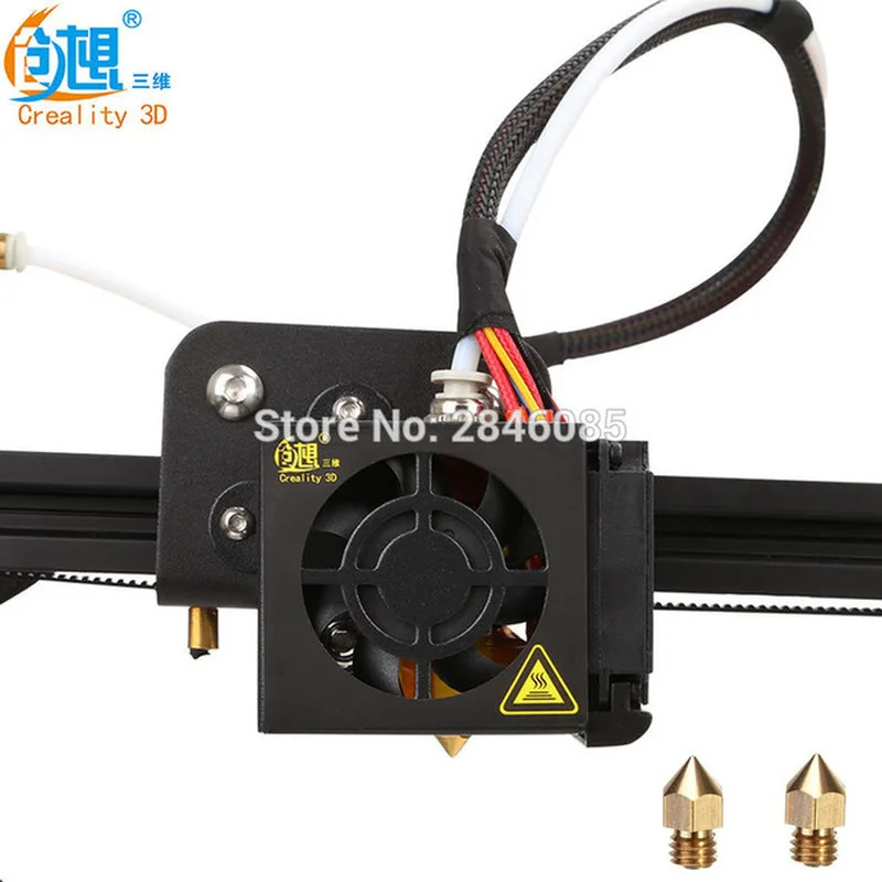 Детали экструдера для 3D принтера Ender 3 cr10 с полным заполнением в сборе + насадка 0 4