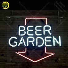 Неоновая вывеска для пивной садовой лампы дисплей татуировки Настоящее стекло трубки украшения отель ручной работы рекламировать на заказ неоновый свет с доской