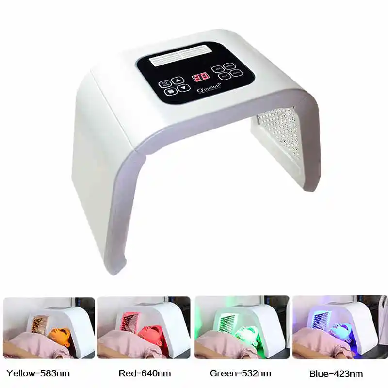 Portable PDT LED photon light Therapy 7 Colors Led Face Mask Light Phototherapy Lamp Machine For Acne Remover Skin Rejuvenation