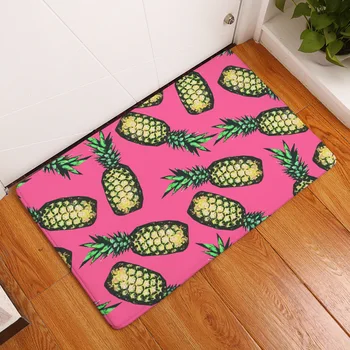 

CAMMITEVER Pineapple Orange Non-Slip Fruits Floor Rug For Bedroom Parlor Living Room Home Supplies Printed Kitchen Carpets