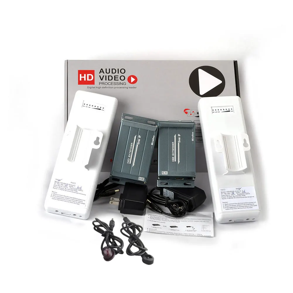 HSV891W-IR Wireless HDMI Extender IR 5.8GHZ Support HDCP 1080P Extend Up to 3KM Maximum Outdoor Wireless HDMI Extender IR  (10)