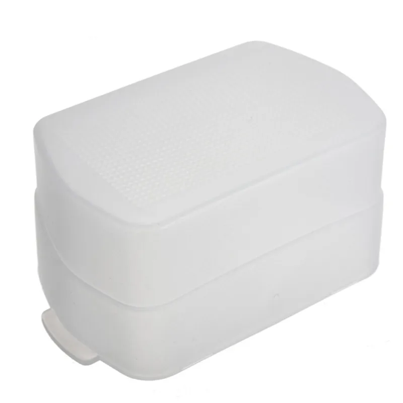 

White Softbox Flash Bounce Diffuser For Canon Speedlight Speedlite 430EX 430 EX II