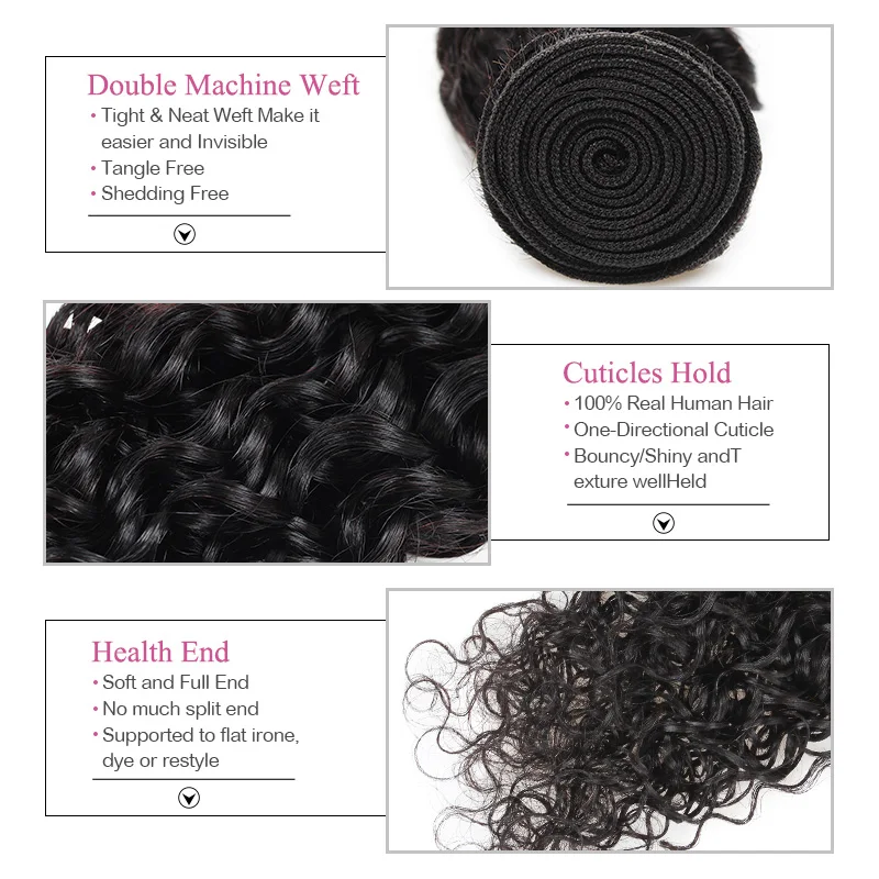 Lolly Curly Human Hair Weave Bundles With Frontal Remy Hair Extensions Peruvian Hair Bundles With Frontal Closure Ear To Ear