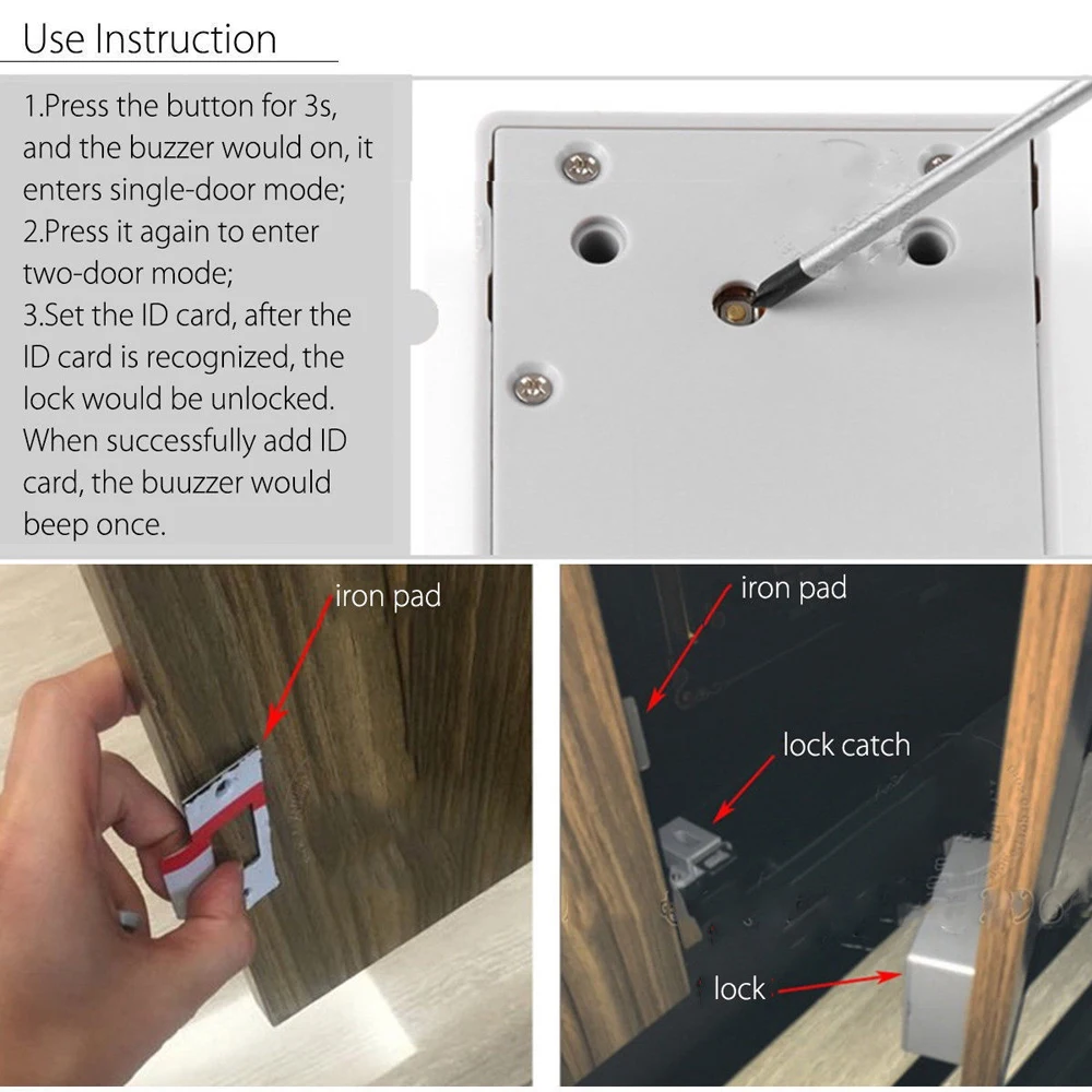 Батарея RFID IC Датчик Карты ящик шкафа умный SmartLock DIY Невидимый Hidde цифровой замок без перфорации