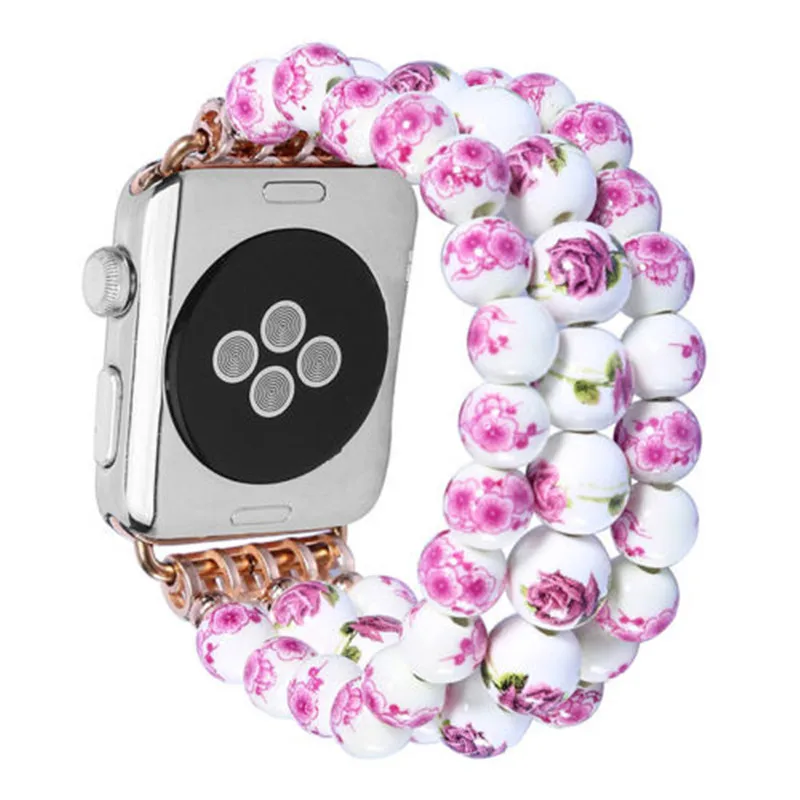 SIKAI New Ceramic China Style Porcelain 42mm Watch Band For Strap Bracelet For Apple Watch iwatch Wristband For Apple Watch Case
