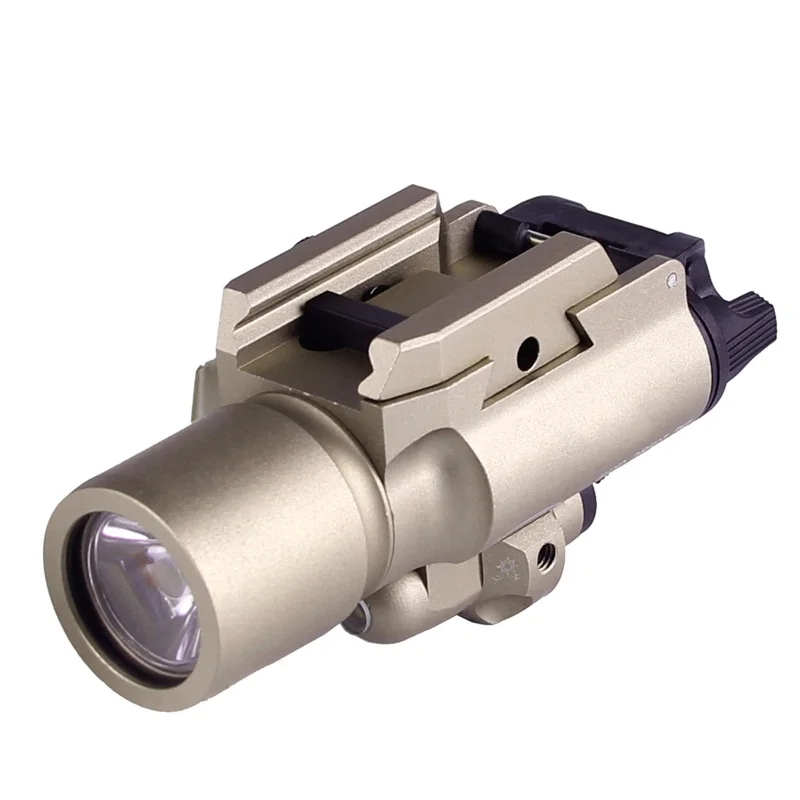 Tactical X400 LED Handgun Flashlight Weapon Light With Red Laser Sight Combo For Airsoft Hunting Shooting (20)