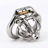 Mannelijke Kuisheidskooi Spiked Cock Cage Rvs met Urethral Brancard Dilatator Super Kleine Kuisheidsgordel Penis Lock Ring