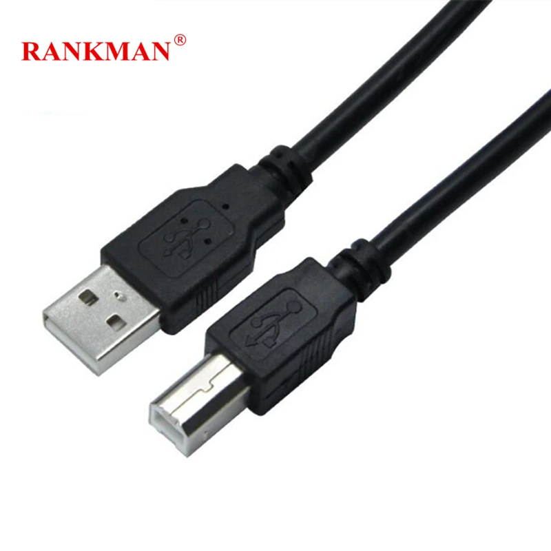 

Rankman Print Cable USB 2.0 Scanner Printer Cable Type A Male to B Male Sync Line for PC Printer