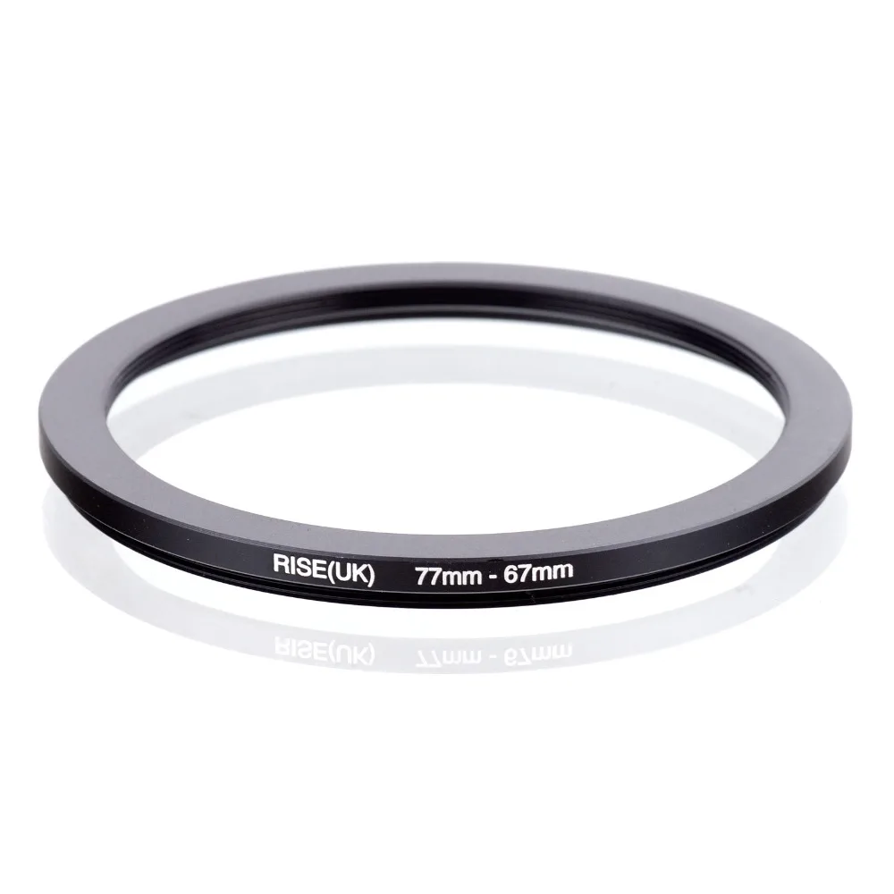 

RISE(UK) 77mm-67mm 77-67mm 77 to 67 Step down Ring Filter Adapter black
