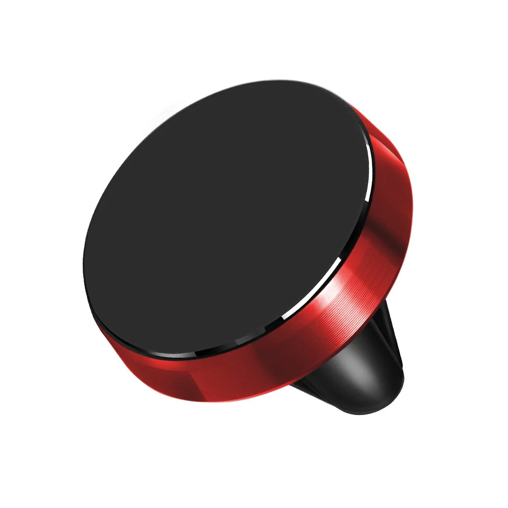 Универсальный мини автомобильный телефон crauch с поворотом на 360 градусов, магнитный держатель на вентиляционное отверстие, автомобильный держатель, магнитный держатель для мобильного телефона - Цвет: Red