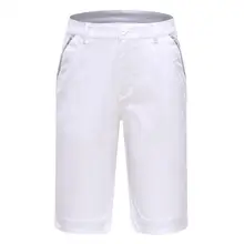 Новая летняя спортивная одежда для гольфа мужские однотонные шорты для гольфа хлопковые дышащие быстросохнущие спортивные шорты до колена размер 30-38