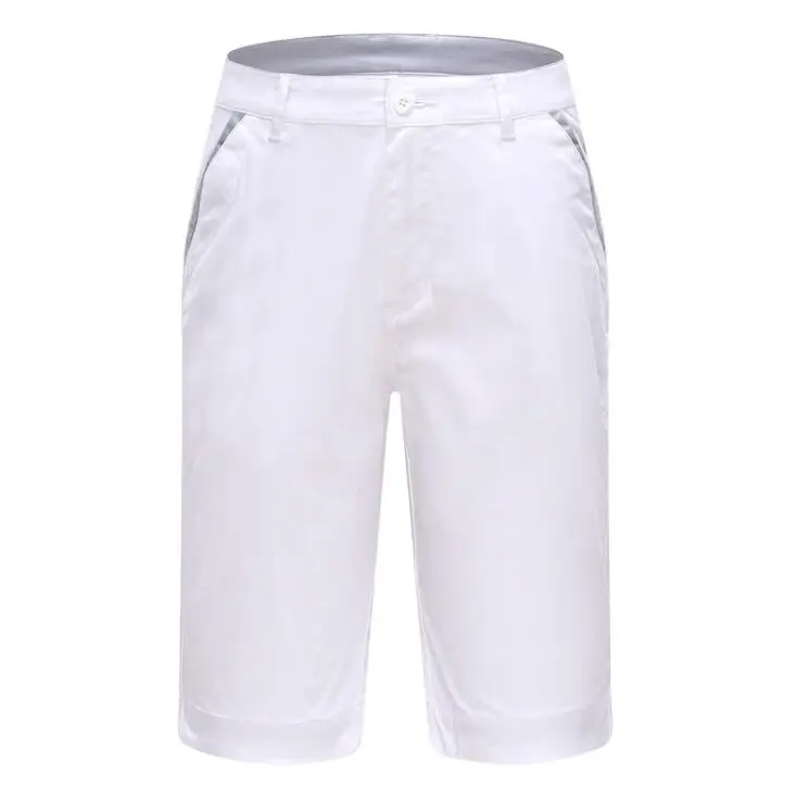 Sólida dos Homens Shorts de Algodão-secagem Respirável na Altura do Joelho Novo Verão Sportswear Golfe Rápida Calções Desportivos Tamanho 30-38 2019