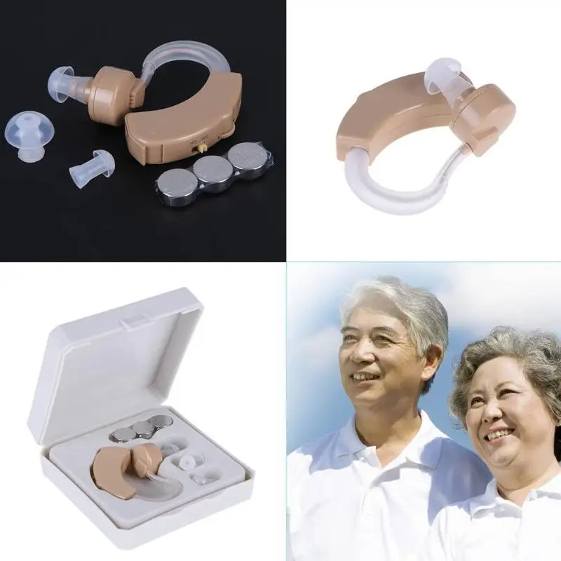 

1pc Ear Hearing Aid Mini Device Volume Adjustable Sound Voice Amplifier Digital Ear Help Hearing Aids for the Elder Deaf Aids