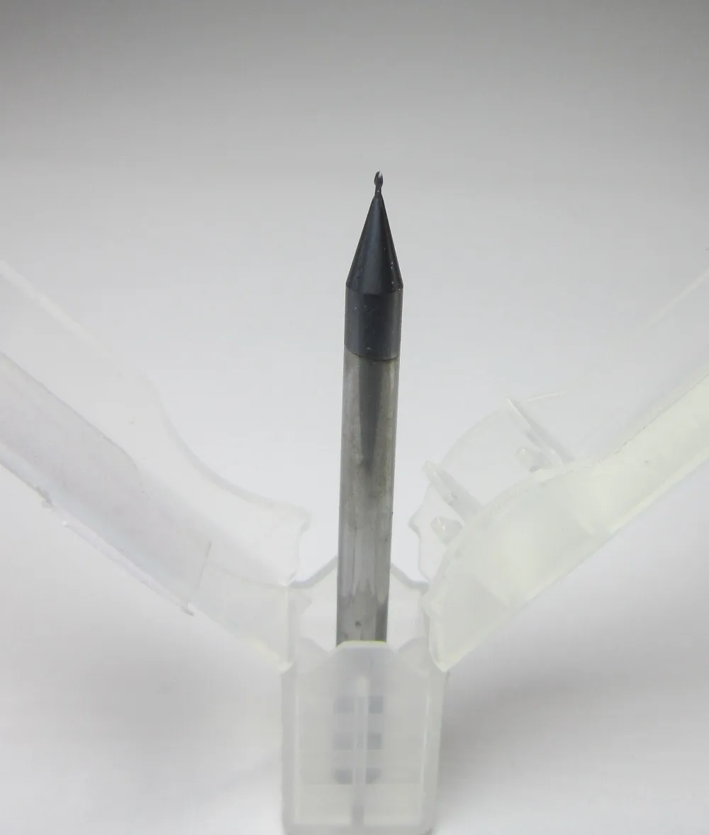 micro end mills radius 0.3MM HRC55 Tungsten Carbide ball nose End Mill