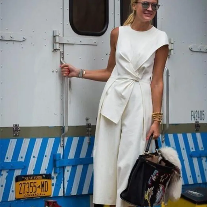 White Jumpsuit Women Summer 2019 Cotton Jumpsuit Trousers Female Casual Long Rompers Womens Jumpsuit Sleeveless Rompers Women White Jumpsuit Women Summer 2019 Cotton Jumpsuit Trousers Female Casual Long Rompers Womens Jumpsuit Sleeveless Rompers Women