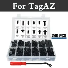 240pcs paraurti rivestimento interno coperchio Push fermo Kit adatto rivetti per Tagaz Aquila C10 C190 C-30 strada Partner Tager Vega