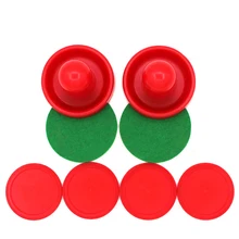 Аксессуары для воздушного хоккея 76 мм и 52 мм шайба войлочный молоток толкача взрослые настольные игры развлекательные игрушки высокое качество