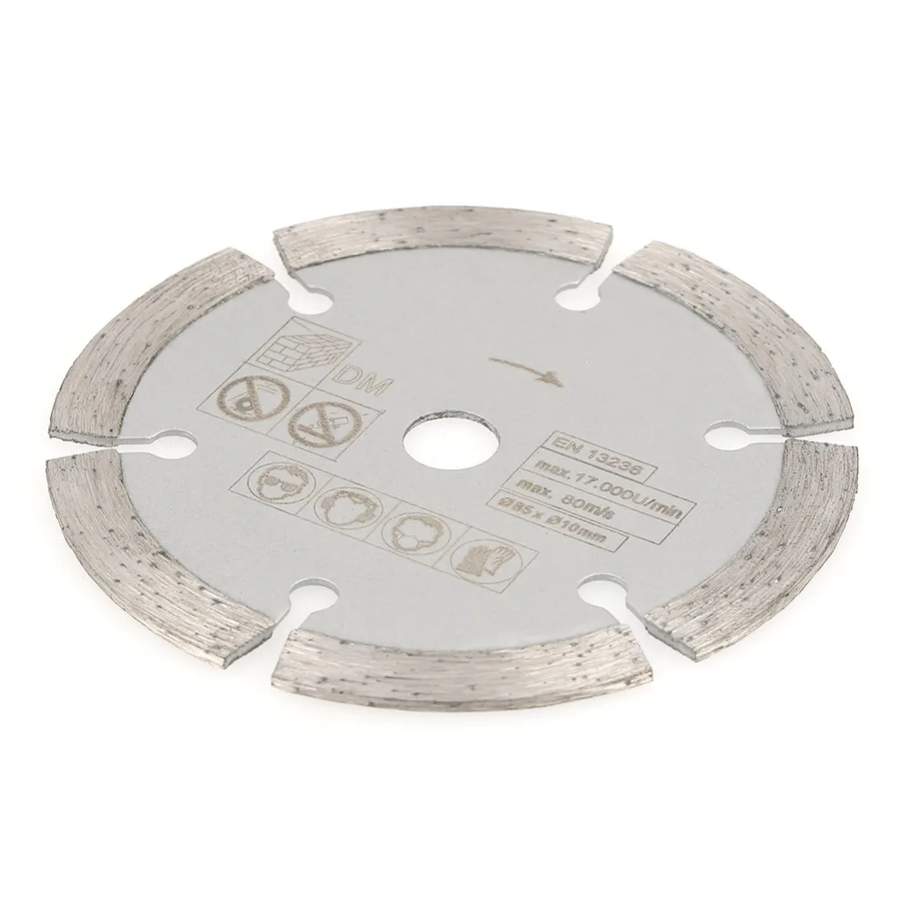 Циркулярная Пила 85 мм x 10 мм Алмазная циркулярная пила деревообрабатывающий ротационный инструмент режущий диск