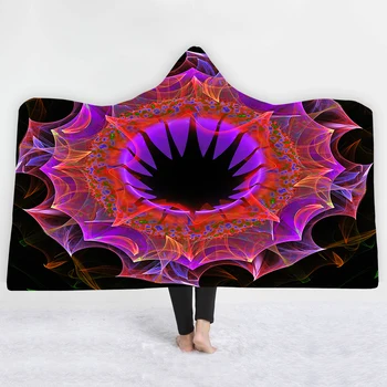 

3D Color pattern Blankets hats cap Soft comfortable winter spring Autumn Keep warm fashion style Creative design blanket
