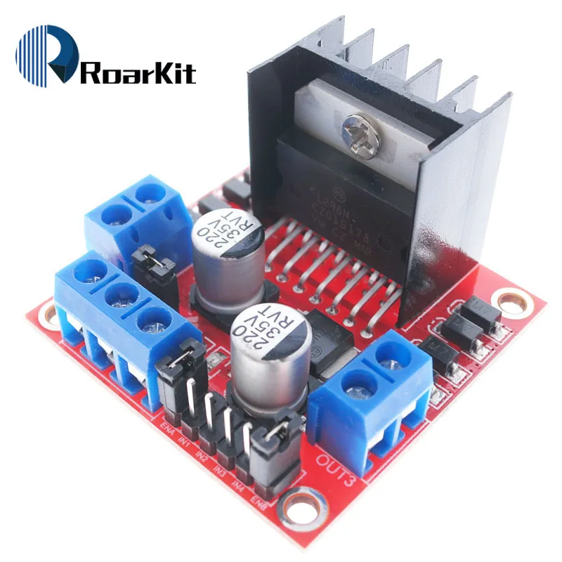 Бесплатная доставка! Модуль платы двигателя L298N для arduino 10 шт./лот шаговый