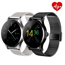 K88H Smart Watch 1.22 Inch IPS Round Screen Support Sport Heart Rate Monitor Bluetooth SmartWatch For Apple Huawei IOS Android