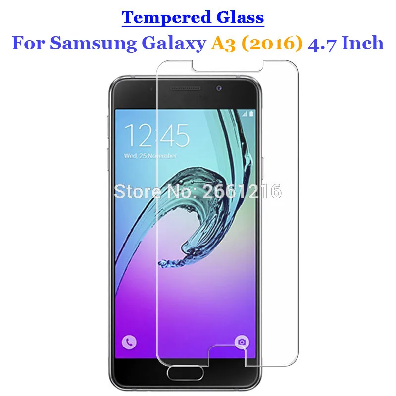 Per Samsung Galaxy A3 2016 Vetro Temperato 9 H 2.5D Premium Pellicola Della Protezione Dello Schermo Per Samsung Galaxy A3 (2016) A3100 A310 4.7"