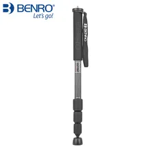 BENRO C18T lightweight and font b flexible b font portable 4 kneets professional carbon fiber monopod