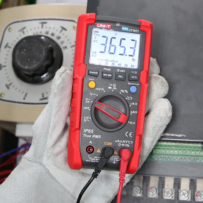 Kopen UNI T UT191T Professionele Multimeter; true RMS IP65 waterdicht stofdicht digitale multimeter, temperatuur LoZ voltage meting
