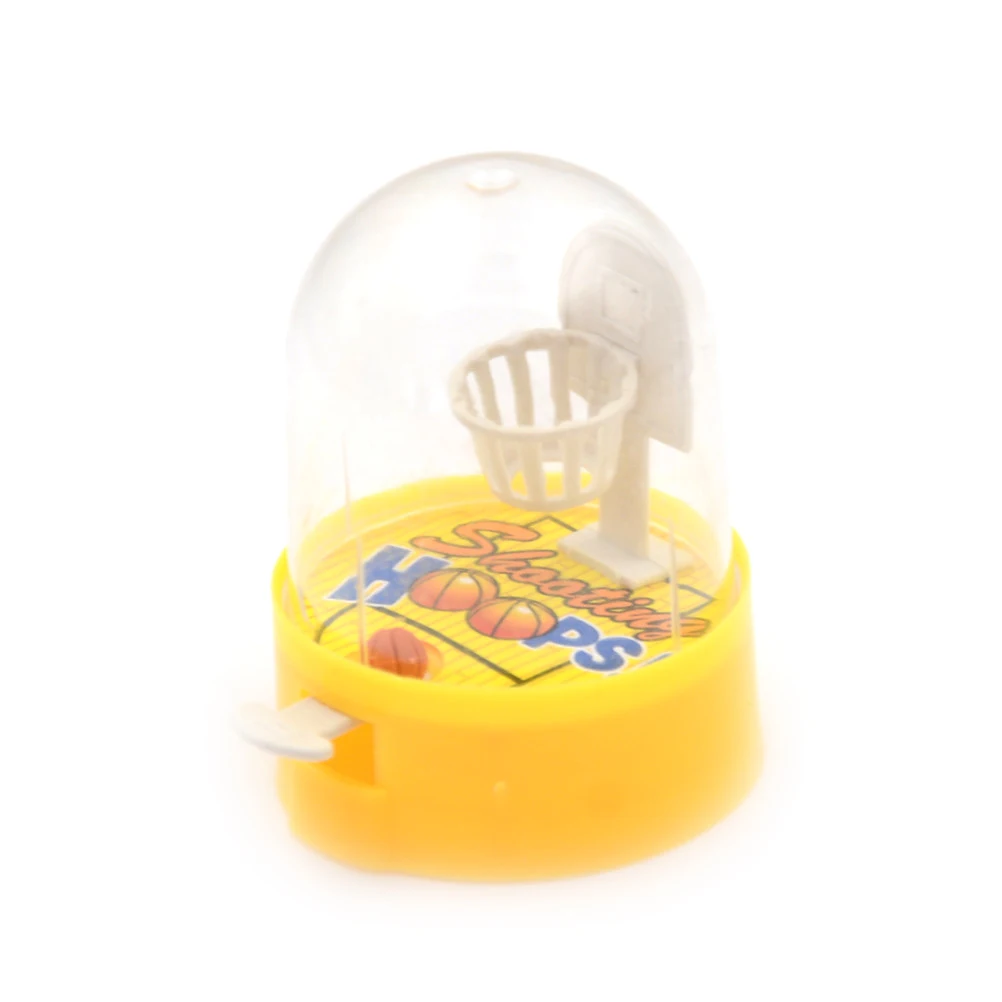 Новый 1 шт. мини ПВХ Пластик небольшой мини портативный палец мяч ручной Баскетбол обручи съемки игрушка-головоломка для детей