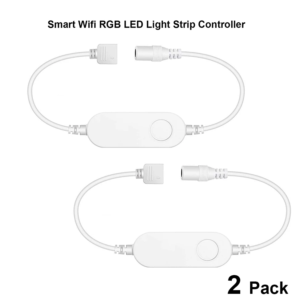 WiFi RGB светодиодный светильник, полоса, умное управление, таймер, управление, беспроводное Голосовое управление, совместимо с Alexa Google IFTTT APP Smart life - Цвет: MW-RGB