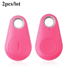2 шт. Беспроводной Smart itag Bluetooth4.0 трекер Key Finder gps локатор анти-потерянный сигнал тревоги напоминание для позволяющий отслеживать положение ребенка, ценных вещей, сумок и анти-потерянный