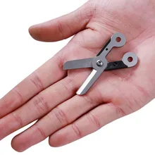 Карманный инструмент edc ключ adget брелок зубчатая цепь складной Открытый лагерь мини Пружинные ножницы резак кольцо защелка Мульти набор Путешествия Поход