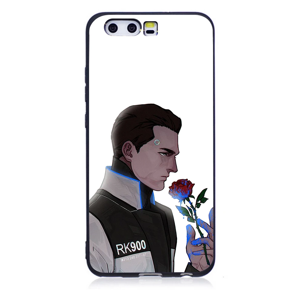 Android RK900 Коннор Мягкий ТПУ чехол для телефона Huawei P9 P8 Lite 2017 Detroit стать человеком P10 20