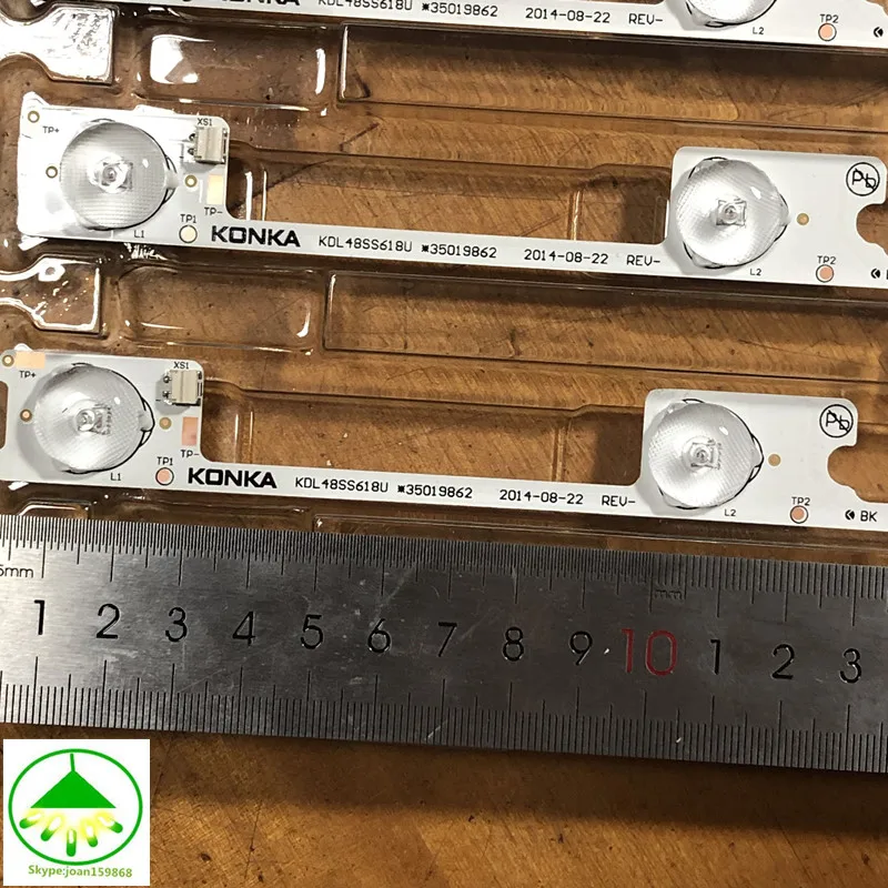 Светодиодная лента для подсветки KONKA KDL48JT618A/KDL48SS618U 100% 6 светодиодов (6 в) новинка