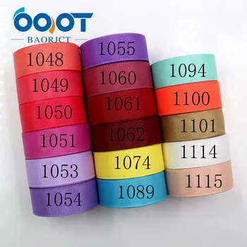 

OOOT BAORJCT 181012-L20mm-4,20mm 10yards Solid Color Ribbons Thermal transfer Printed grosgrain,DIY Clothing handmade materials