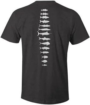 

Saltwater Spine Fishinger T-Shirt Fashion Men Top Tee Print Men T Shirt Summer 100% Cotton Brand New T-Shirts Top Tee