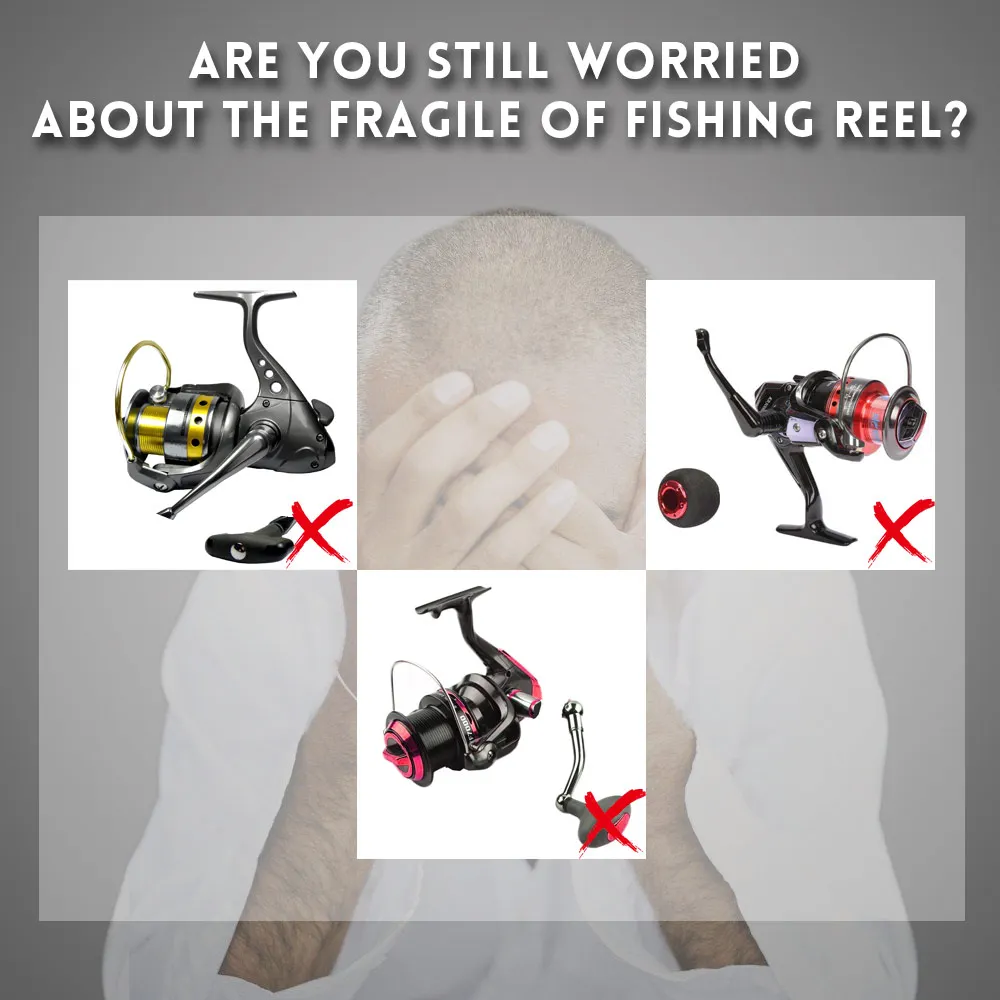 COONOR NFR9000 + 8000 12 + 1BB 4.6:1 Full Metal Spinning Fishing Reel with Double Spool