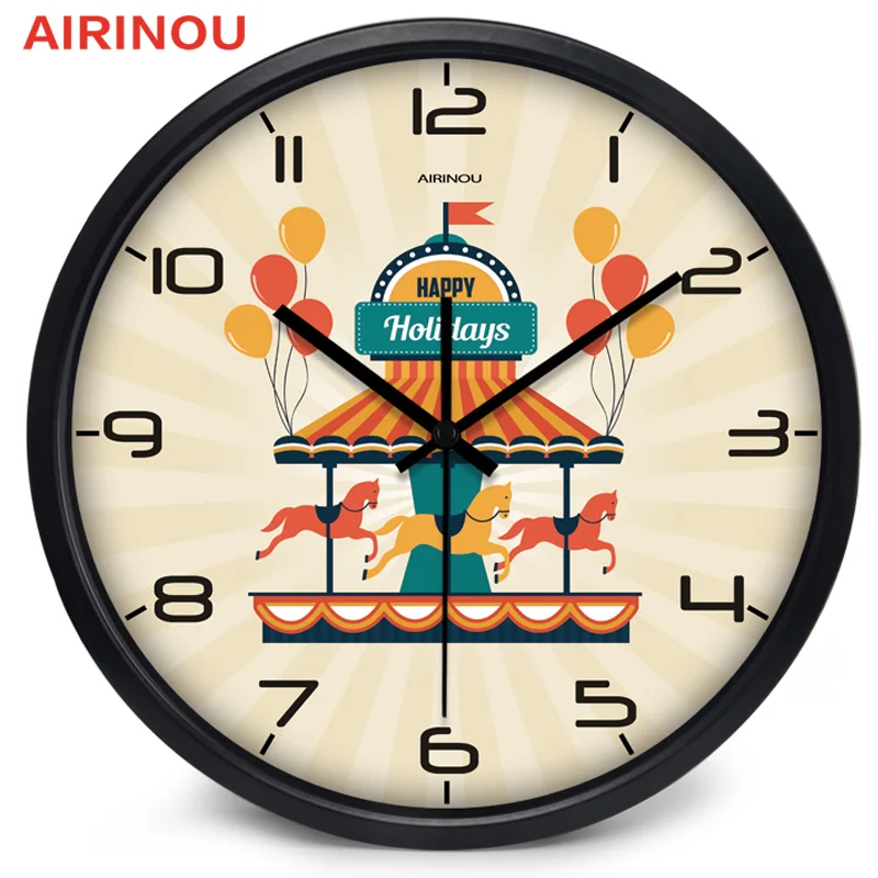 Airinou Happy Holiday Cartoon Playground Kindergarten Childhood Wall