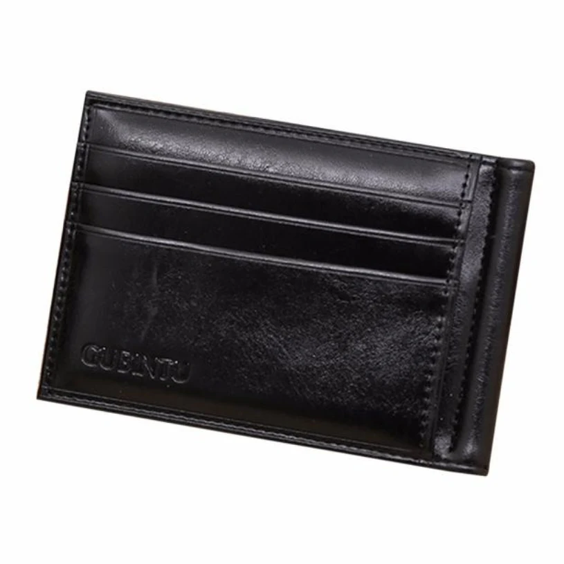 

Brand new men's Fashion High quality Wallet leather bifold Casual wallet Solid credit cards holder slim purse Gift 1pcs