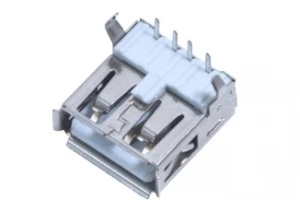 

1000 pcs USB 2.0 connector A type Female receptacle right angle 4 positions through hole interface roll edge