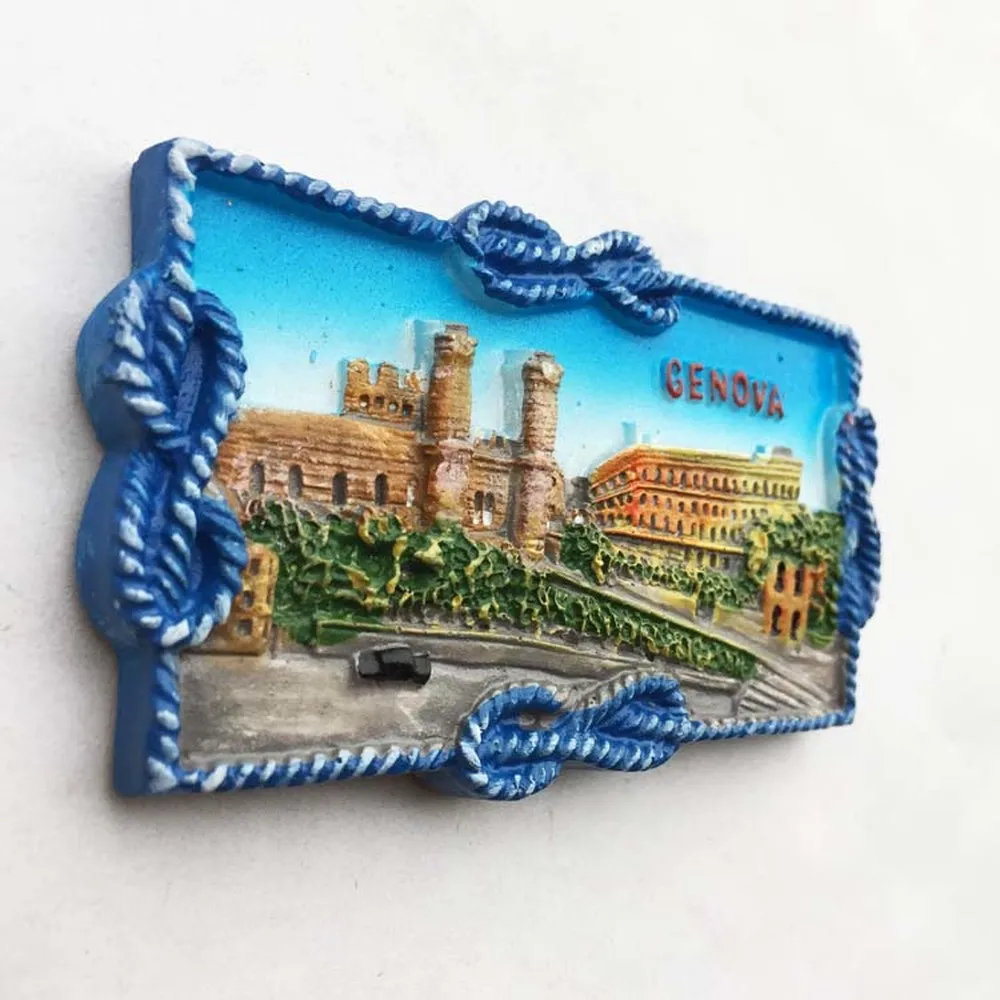 Italy GENOVA #2 Travel Souvenir Flexible Fridge Magnet Italy GENOVA #2 Travel Souvenir Flexible Fridge Magnet