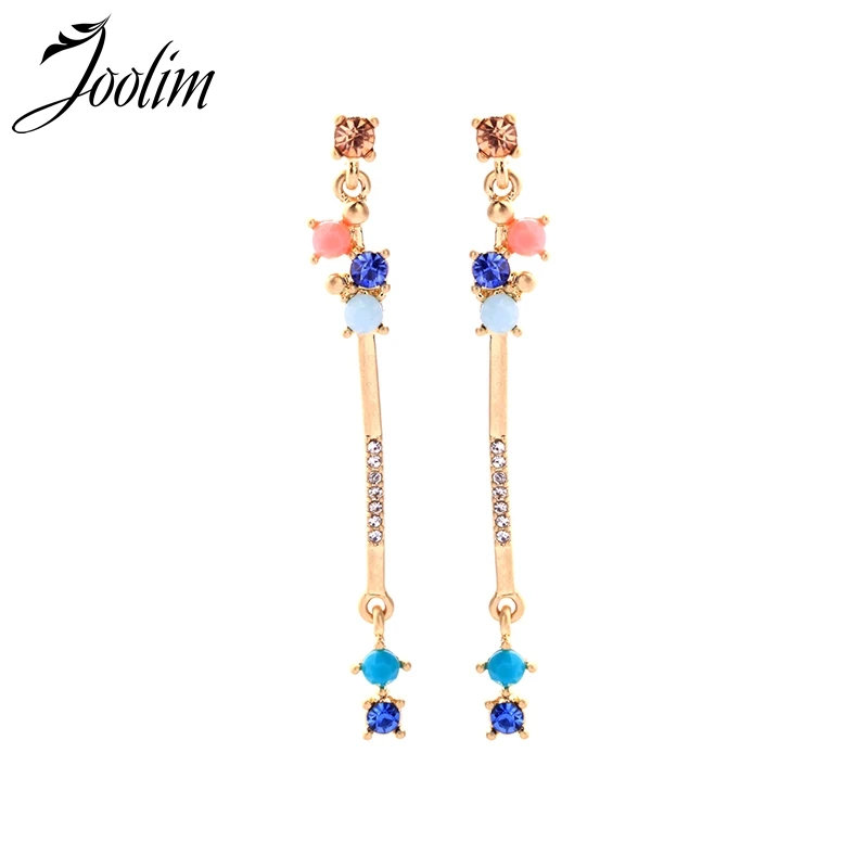 

Joolim Colorful Creative Stone Drop Earring Dangle Earring