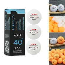 3 pcs 3-Star 40mm 2.8g Table Tennis Balls Ping Pong Ball White Orange Pingpong Ball Amateur Advanced Training Ball High Quality