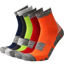 Мужские носки для спорта на открытом воздухе, полотенце для альпинизма, бег походы Велоспорт, баскетбольные носки, мужские теплые носки осень-зима
